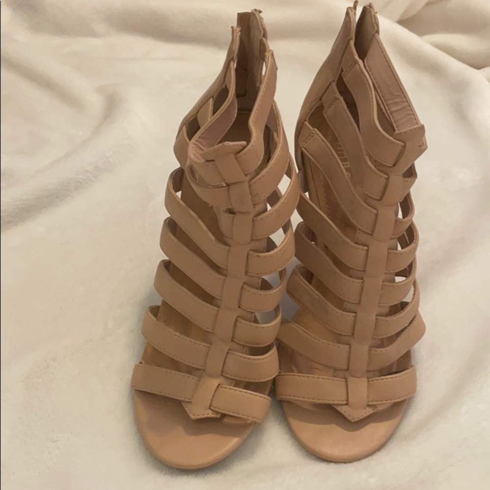 Beige High Heels